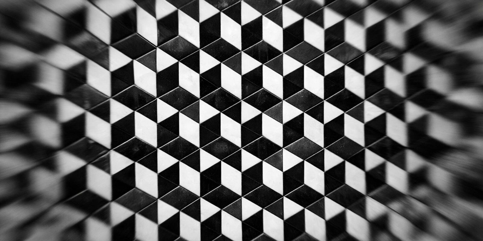 image of a blurry black block background highlighting visual stress